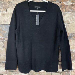 Banana Republic Black Supersoft Sweater V neck